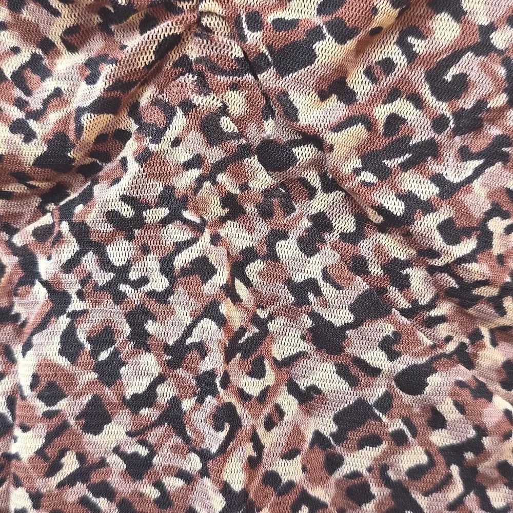 Women's Brown Patterned Top - Picture 3 of 4